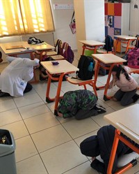 Özel Meriç Kolejinde Temel Afet Bilinci Eğitimi ve Deprem Tahliye Tatbikatı